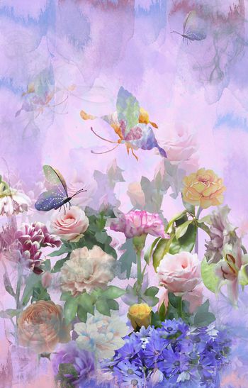 女装定位花印花华亿平台图片