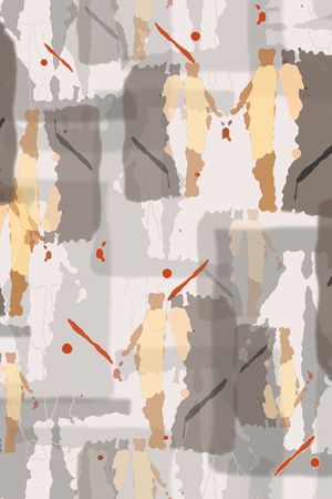 几何印花华亿平台图片