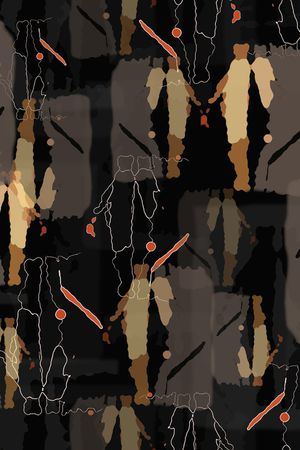 几何印花华亿平台图片