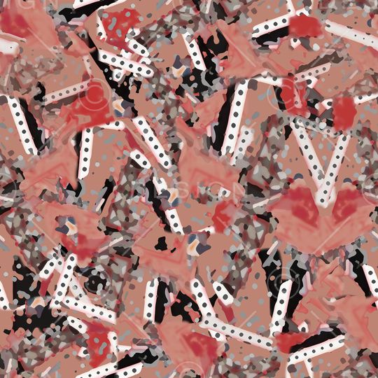 几何印花华亿平台图片