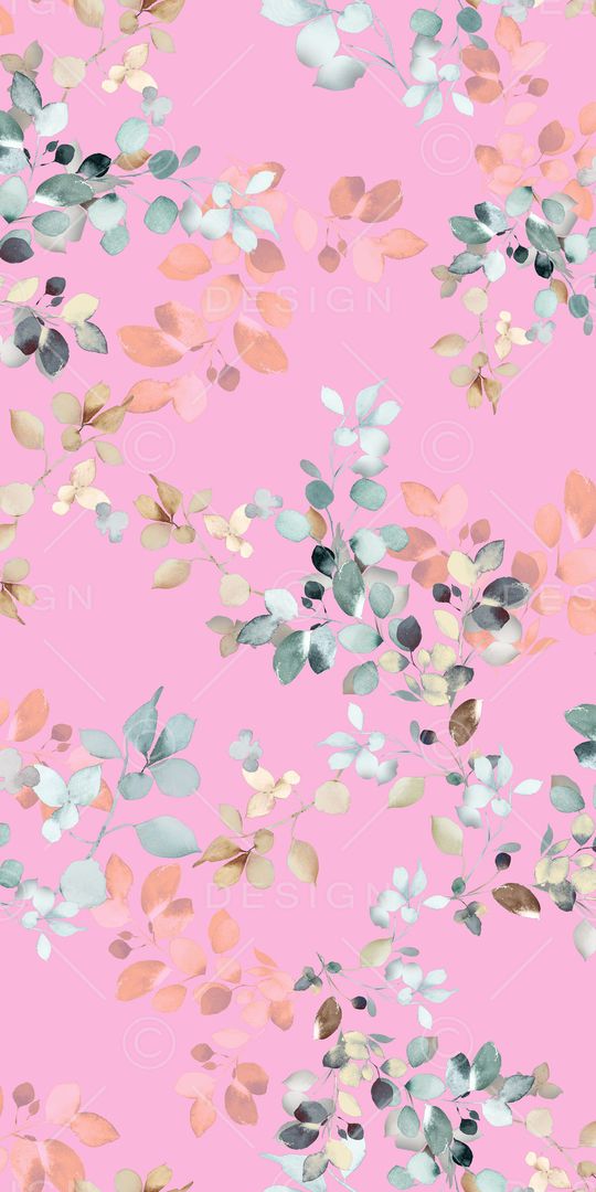 清爽底花卉印花华亿平台图片