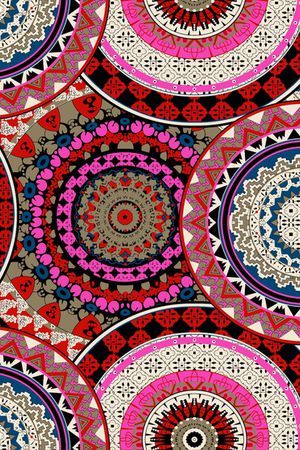 几何印花华亿平台图片