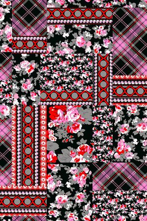 几何印花华亿平台图片