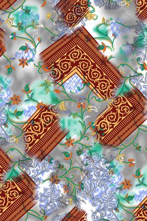 几何印花华亿平台图片