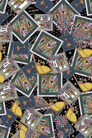 几何印花华亿平台图片