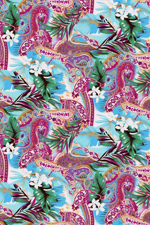 男装满版花印花华亿平台图片