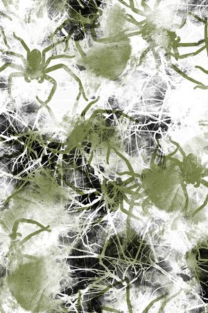 蜘蛛印花华亿平台图片