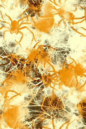 蜘蛛印花华亿平台图片