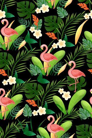 火烈鸟印花华亿平台图片