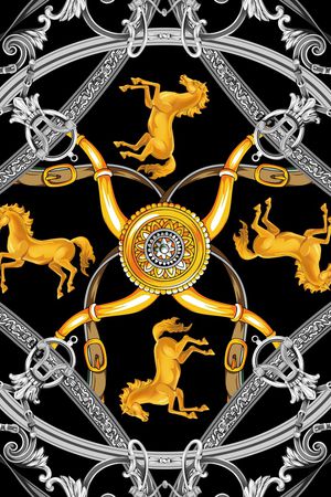 欧式定位花印花华亿平台图片