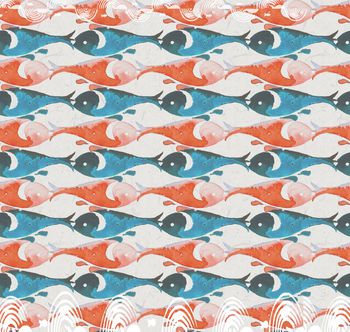 二方连续印花华亿平台图片