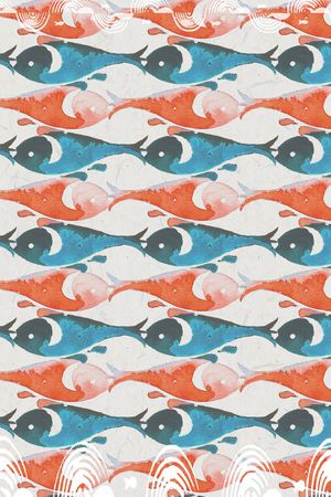 二方连续印花华亿平台图片