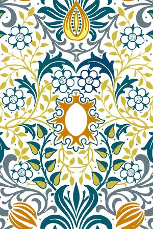 白底花印花华亿平台图片