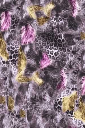 豹纹印花华亿平台图片