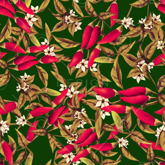 绿植树叶印花华亿平台图片