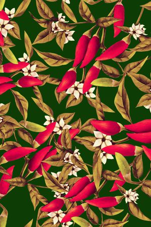 绿植树叶印花华亿平台图片