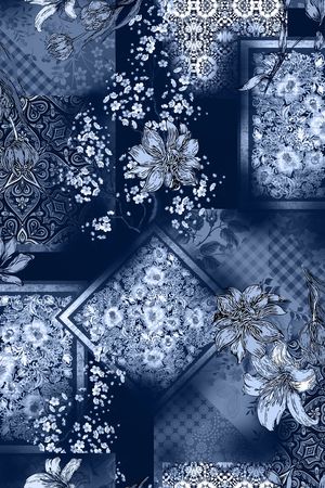 方巾印花华亿平台图片