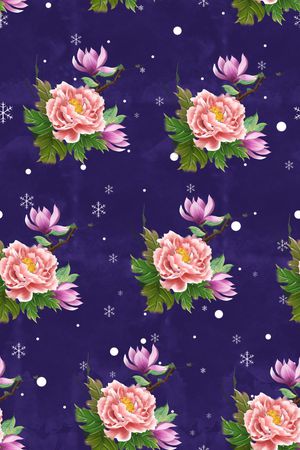 水彩印花华亿平台图片