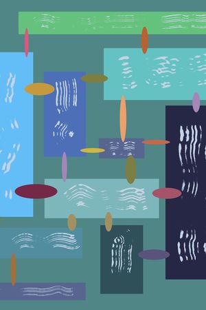 几何印花华亿平台图片