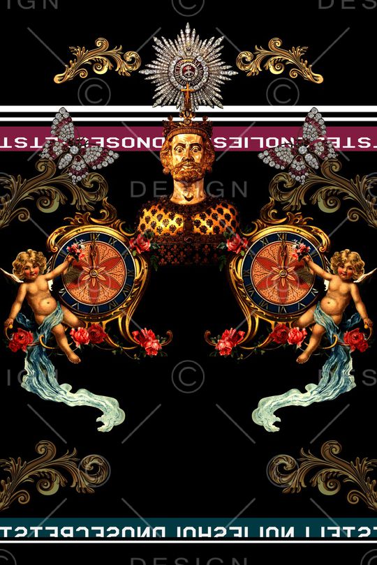 人物印花华亿平台图片