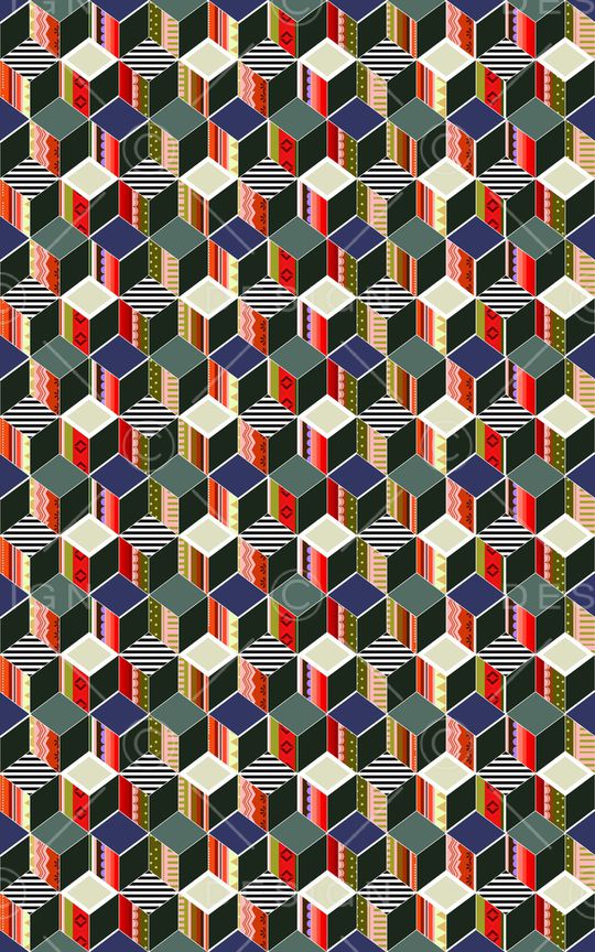 几何印花华亿平台图片