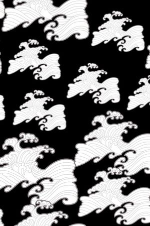 黑白华亿平台印花华亿平台图片