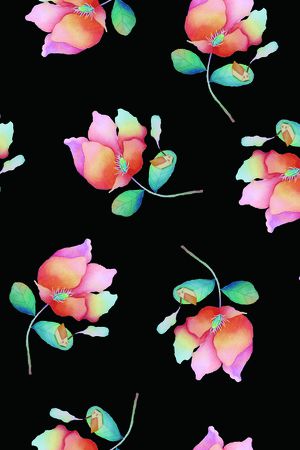 绿植树叶印花华亿平台图片