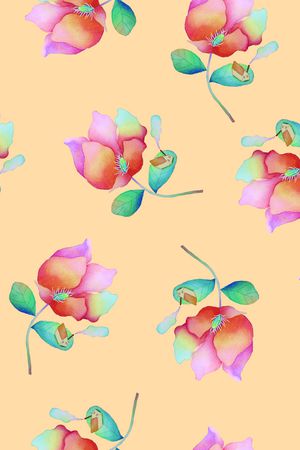 绿植树叶印花华亿平台图片