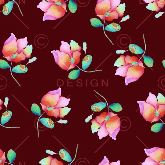 绿植树叶印花华亿平台图片