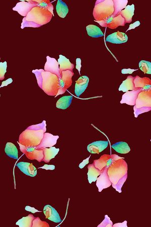 绿植树叶印花华亿平台图片