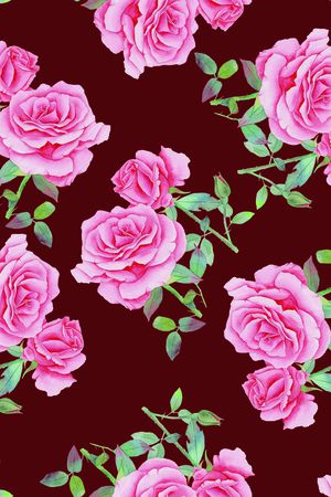 绿植树叶印花华亿平台图片