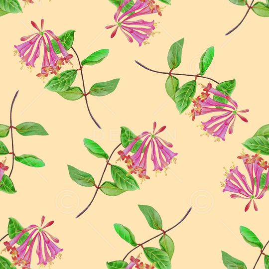 绿植树叶印花华亿平台图片