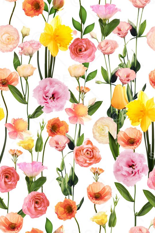 鲜花印花华亿平台图片