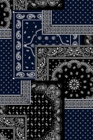 佩斯利印花华亿平台图片