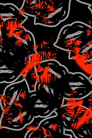 几何印花华亿平台图片