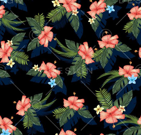 绿植树叶印花华亿平台图片