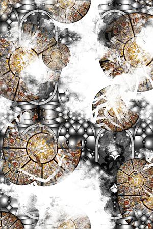 几何印花华亿平台图片