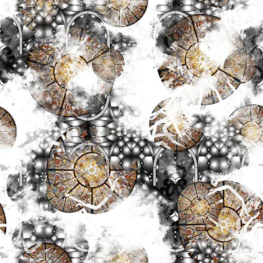 几何印花华亿平台图片