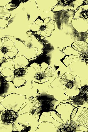 线条印花华亿平台图片