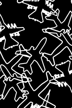 线条印花华亿平台图片