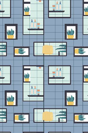 格子印花华亿平台图片