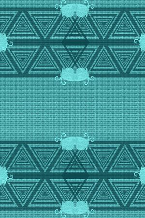 几何印花华亿平台图片