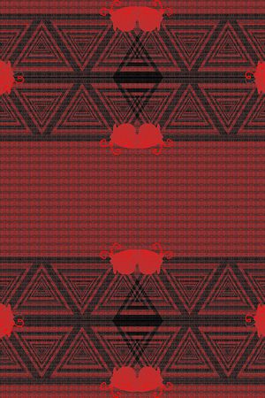 几何印花华亿平台图片