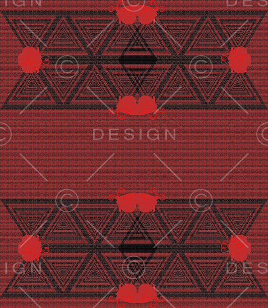 几何印花华亿平台图片