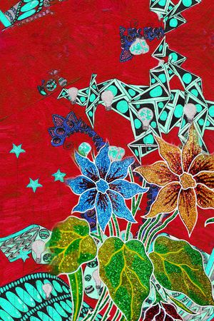 复古印花华亿平台图片