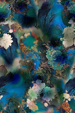 中国风旗袍印花印花华亿平台图片