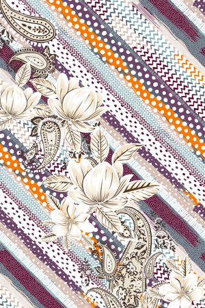 女装定位花印花华亿平台图片