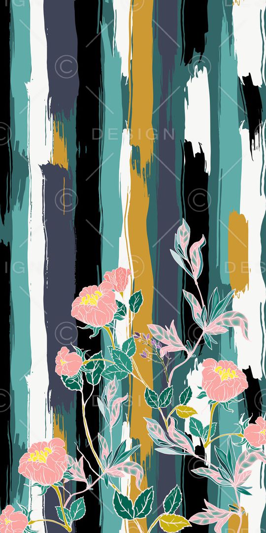 女装定位花印花华亿平台图片