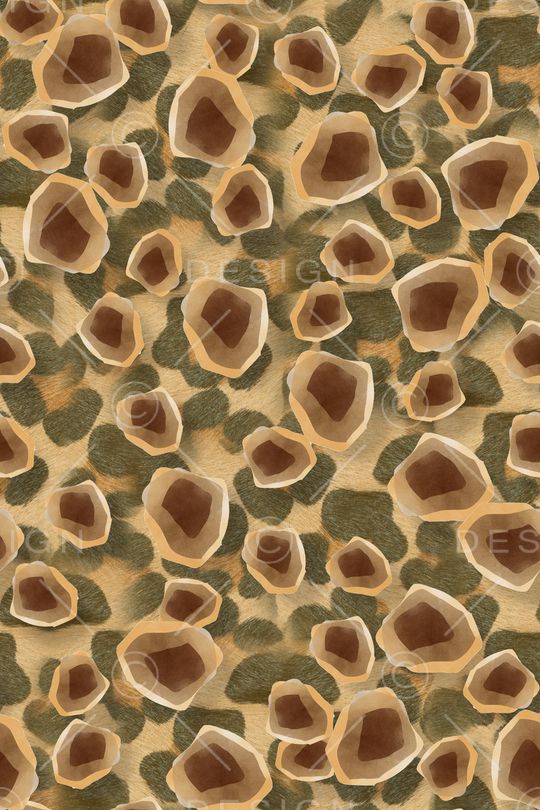 豹纹印花华亿平台图片