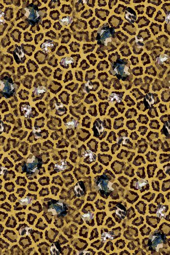 豹纹印花华亿平台图片